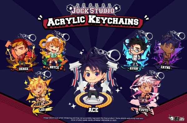 Acrylic Keychain FULL SET - Jock Studio